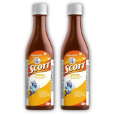 Yahve cod liver oil emulsion bottle front with traditional flavor for kids