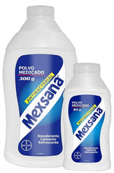 Yahve Mexsana medicated powder bottle ready for daily use to reduce foot odor.