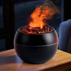 Yaledi Volcano Flame Diffuser front view for stylish aroma diffusion.