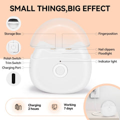 YANWEI nail clipper with two speeds for gentle or quick trimming