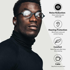 Yawsoy ear plugs in use at a concert reduce noise without distortion, enabling clearer music.