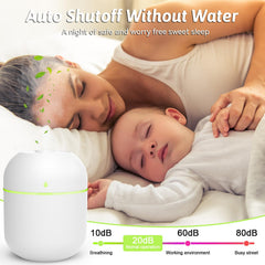 YDHZ diffuser operates quietly for undisturbed sleep