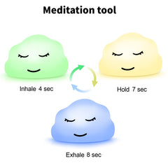 Yeebeny Breathing Lamp three frequencies support mindful breathing routines.
