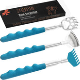 Yeipis back scratcher bear claw extendable blue, reach itchy spots with ease