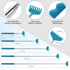 Yeipis back scratcher stainless steel construction for durability and long lasting use