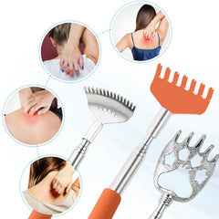 Yeipis rasca espaldas garra 7 dientes, extensión amplia para zonas difíciles