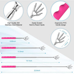 Yeipis rascaespalda mango ergonómico facilita un agarre firme.