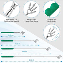 Yeipis rascaespaldas 7 dientes alcanza áreas amplias con control.
