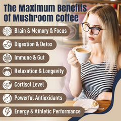 YEKBYOE Mushroom Coffee 5g scoop ready for easy serving.