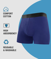 YESWEL leakproof liner inside the underwear with full-coverage design to help prevent leaks.