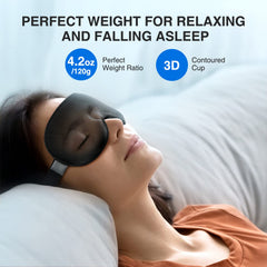 YFONG light-blocking mask with ergonomic fit for total darkness.