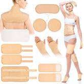 YHOVID castor oil liver wrap for abdominal warmth