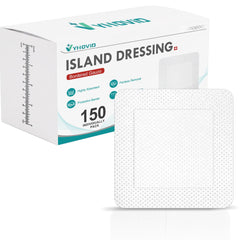 YHOVID island dressing 4x4 pack provides breathable protection for minor wounds