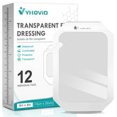 YHOVID transparent film dressing applied over a wound for visibility and protection