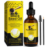 yieegcm aceite semilla negra botella cristal, ideal para uso diario