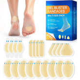 YIEEGCM blister bandages on heel pad for friction prevention during runs