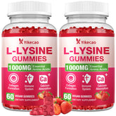 Yikecao L-Lysine Gummies bottle front for convenient daily use