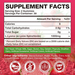 Close-up of Yikecao gummies showing texture and strawberry flavor