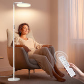 Yikola Light Floor Lamp 12000 Lux UV-free provides daylight-like illumination for tasks.