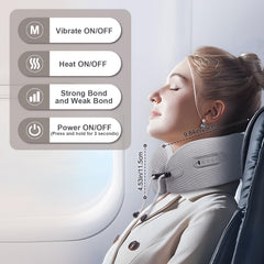 Yincook neck massager with two-way heads for customizable relief