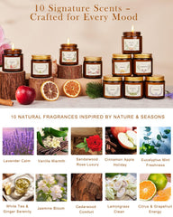 YINUO LIGHT lavender-vanilla candles offer soothing fragrance for relaxation