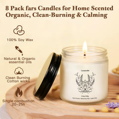 YINUO LIGHT Soy wax close-up with essential oils delivering rich fragrance