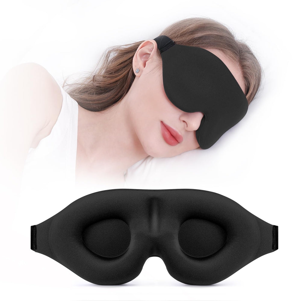 YIVIEW Sleep Mask front view showing total blackout and lightweight design