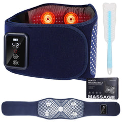 YIYIOOTH back massager belt cordless front view for targeted heat relief.
