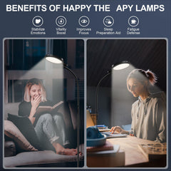 YKeluxon UV-free full-spectrum LED for safe, eye-friendly daylight simulation during tasks.