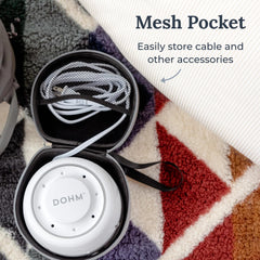 Yogasleep Dohm case uses durable EVA material for lasting protection