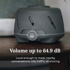 Yogasleep Dohm Charcoal power cable and plug for quick setup