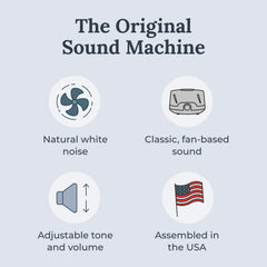 Dohm Classic Gray side profile shows dual-speed dial for customized tone and volume.