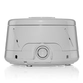 Yogasleep Dohm Classic Gray front view, ideal for bedside use and sleep-friendly setup.