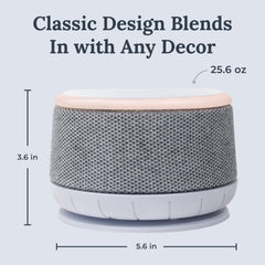 Close-up of the 10-speed dial on Yogasleep Dohm Nova