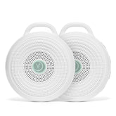 Yogasleep Rohm 2-pack front view shows portable design for travel and sleep privacy.