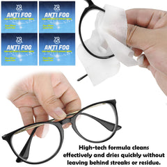 Yogo Vision toallitas antivaho para anteojos: uso diario y rápida acción.