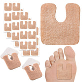YOLLVKOT forefoot pad with adhesive sticks securely during wear