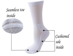 Yomandamor cushioned sole with reinforced heel and toe for durability.