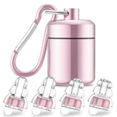 YomauiYee high-fidelity earplugs pink two-pack reduce noise while preserving sound.