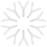 YONCOZY Y Splitter Connector 10-pack for quick dual-line oxygen delivery at home.