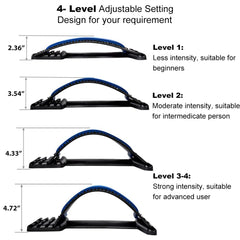 YooYuan Back Stretcher with ABS frame and NBR foam cushioning for comfort.