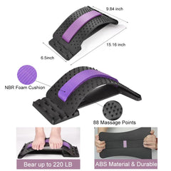 YooYuan Back Stretcher portable design for use at home gym or on the go.