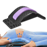 YooYuan Back Stretcher purple front view showing posture support and comfort.
