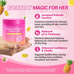 Yooloks probiotic blend graphic shows four strains and XOS.