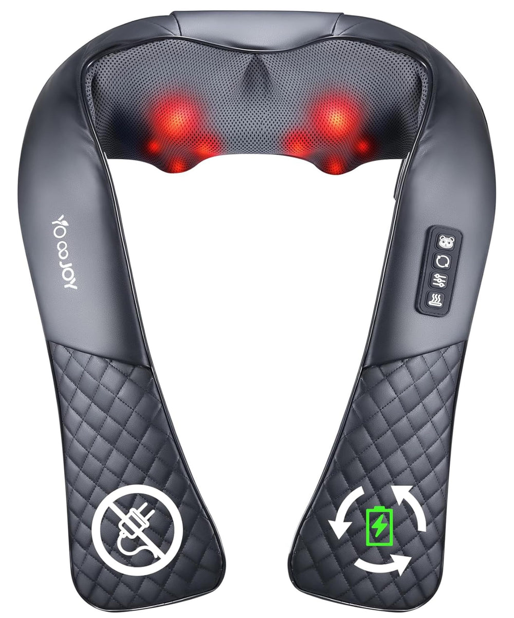 YoooJOY neck massager with compact design for targeted neck relief at home