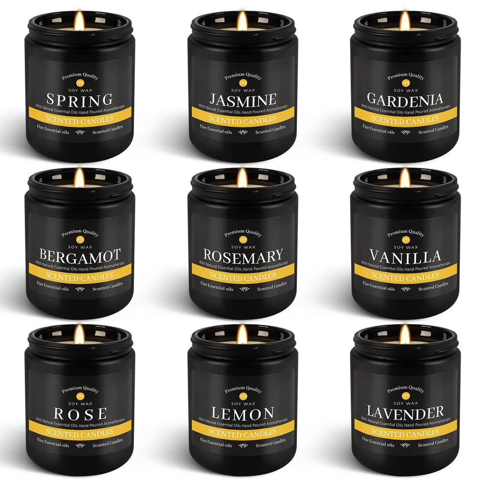 YOROXRG 9Pack mint candle for refreshing living spaces.