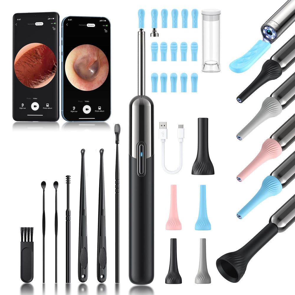 Yorsfun ear camera 1080p view provides clear inspection for safe cleaning