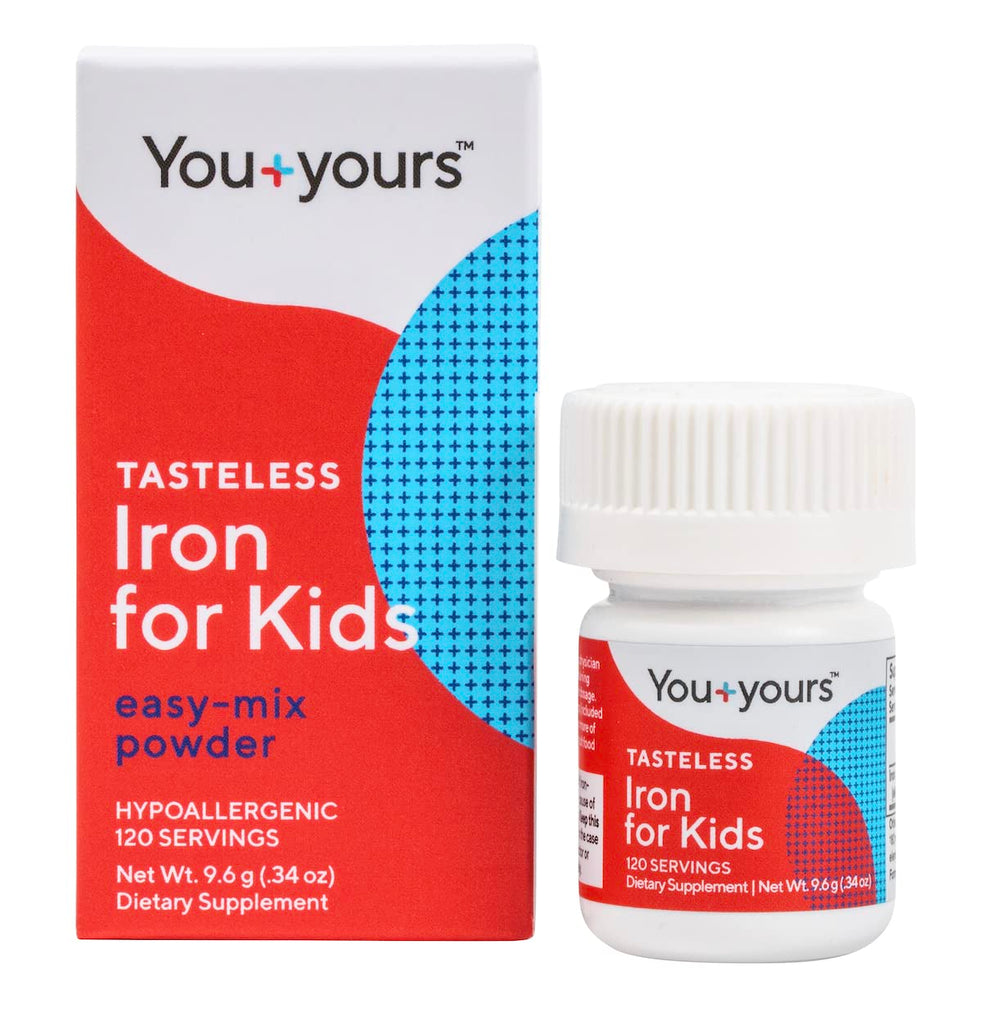You+yours tasteless iron kids bottle: pure flavorless formula ready to mix into drinks