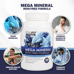 YouFit Mega Minerals capsules for daily mineral support
