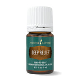 Young Living Deep Relief bottle front view for quick post-workout cooling